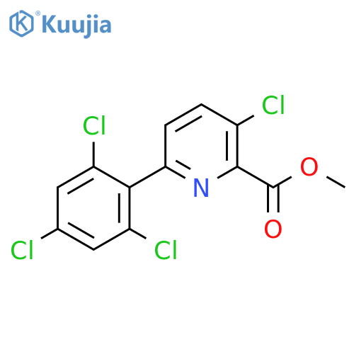 Methyl 3-chloro-6-(2,4,6-trichlorophenyl)picolinate structure