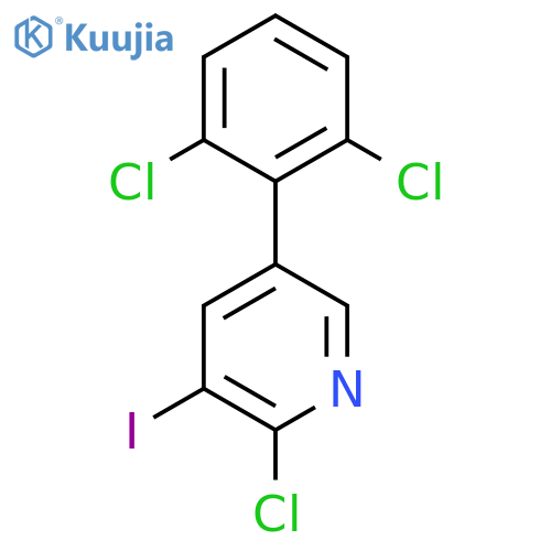 2-Chloro-5-(2,6-dichlorophenyl)-3-iodopyridine structure