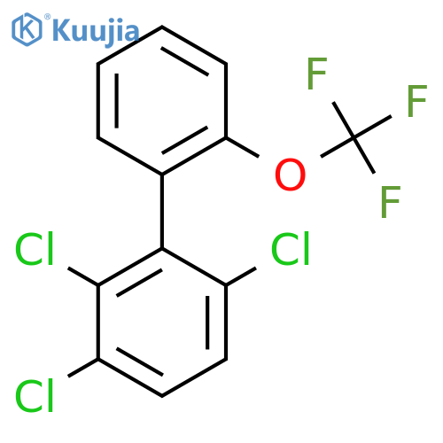 2,3,6-Trichloro-2'-(trifluoromethoxy)biphenyl structure