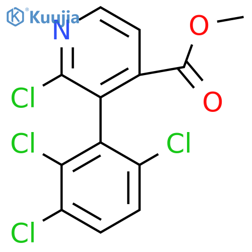 Methyl 2-chloro-3-(2,3,6-trichlorophenyl)isonicotinate structure