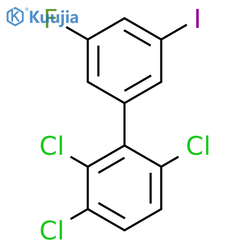 5'-Fluoro-3'-iodo-2,3,6-trichlorobiphenyl structure