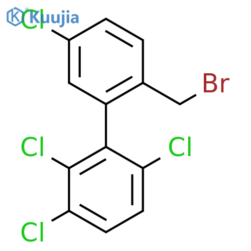 2'-(Bromomethyl)-2,3,6,5'-tetrachlorobiphenyl structure