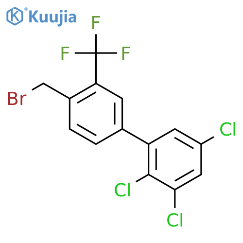 4'-(Bromomethyl)-2,3,5-trichloro-3'-(trifluoromethyl)biphenyl structure