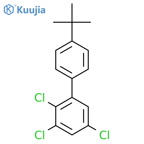4'-Tertbutyl-2,3,5-trichlorobiphenyl structure