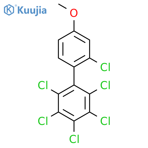 2'-Chloro-4'-methoxy-2,3,4,5,6-pentachlorobiphenyl structure