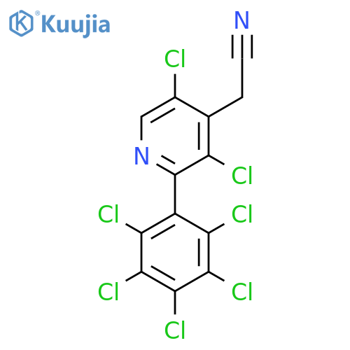 3,5-Dichloro-2-(perchlorophenyl)pyridine-4-acetonitrile structure