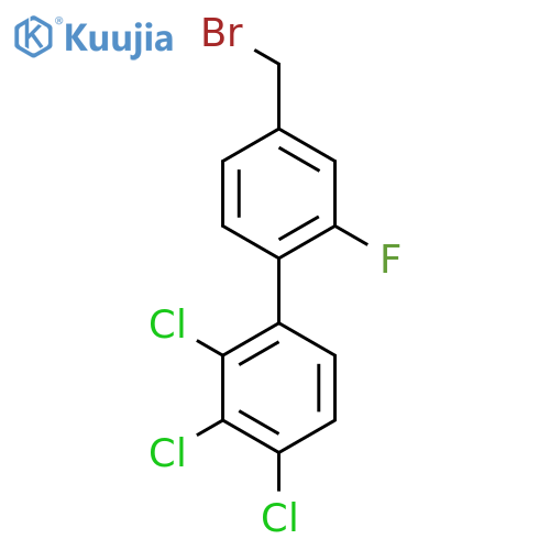 4'-(Bromomethyl)-2'-fluoro-2,3,4-trichlorobiphenyl structure