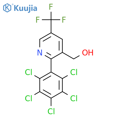 2-(Perchlorophenyl)-5-(trifluoromethyl)pyridine-3-methanol structure