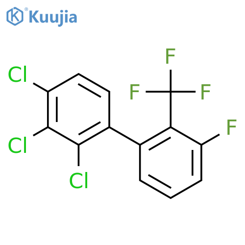 3'-Fluoro-2,3,4-trichloro-2'-(trifluoromethyl)biphenyl structure