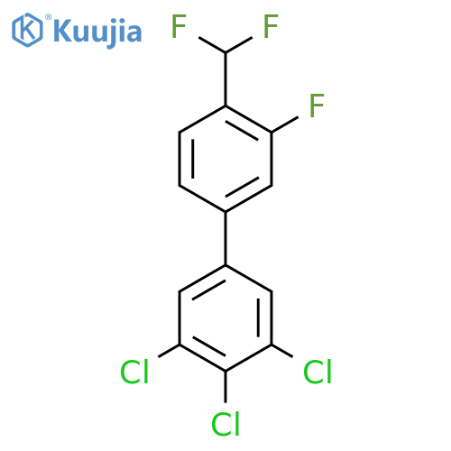 4'-(Difluoromethyl)-3'-fluoro-3,4,5-trichlorobiphenyl structure