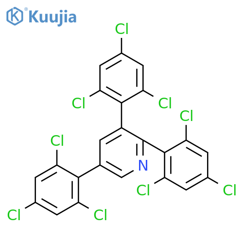 2,3,5-Tris(2,4,6-trichlorophenyl)pyridine structure