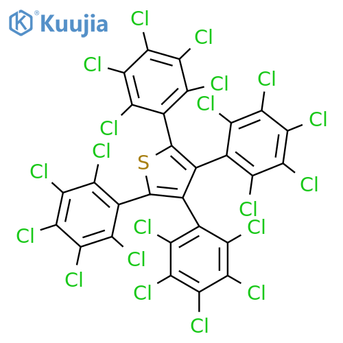 2,3,4,5-Tetrakis(perchlorophenyl)thiophene structure