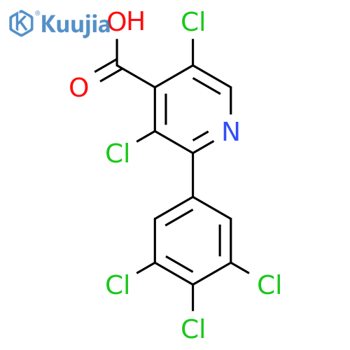 3,5-Dichloro-2-(3,4,5-trichlorophenyl)isonicotinic acid structure