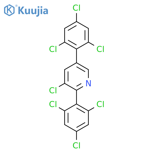 2,5-Bis(2,4,6-trichlorophenyl)-3-chloropyridine structure