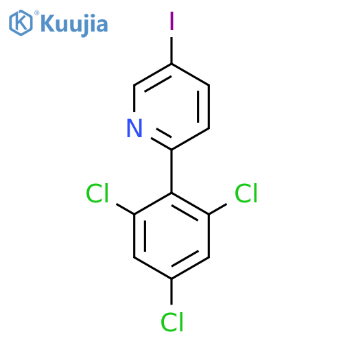 5-Iodo-2-(2,4,6-trichlorophenyl)pyridine structure