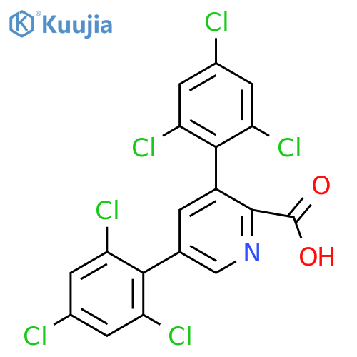 3,5-Bis(2,4,6-trichlorophenyl)picolinic acid structure