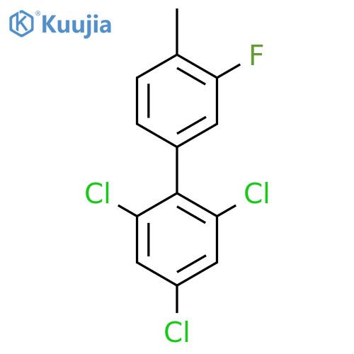 3'-Fluoro-4'-methyl-2,4,6-trichlorobiphenyl structure