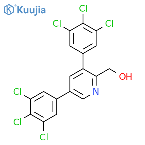3,5-Bis(3,4,5-trichlorophenyl)pyridine-2-methanol structure