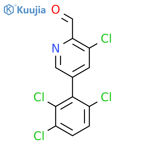 3-Chloro-5-(2,3,6-trichlorophenyl)picolinaldehyde structure