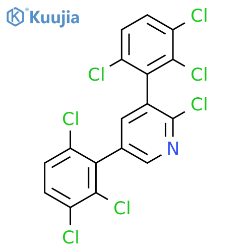 3,5-Bis(2,3,6-trichlorophenyl)-2-chloropyridine structure