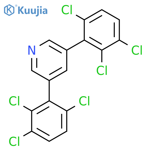 3,5-Bis(2,3,6-trichlorophenyl)pyridine structure