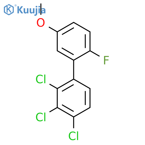 2'-Fluoro-5'-methoxy-2,3,4-trichlorobiphenyl structure