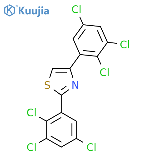 2,4-Bis(2,3,5-trichlorophenyl)thiazole structure