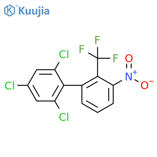 3'-Nitro-2,4,6-trichloro-2'-(trifluoromethyl)biphenyl structure