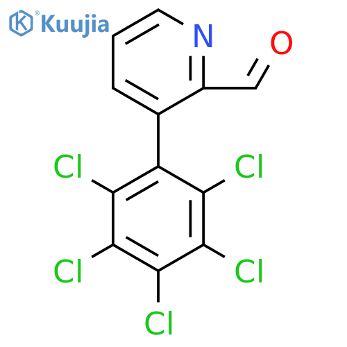3-(Perchlorophenyl)picolinaldehyde structure