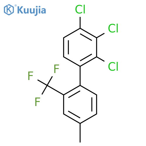 4'-Methyl-2,3,4-trichloro-2'-(trifluoromethyl)biphenyl structure