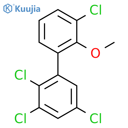 2'-Methoxy-2,3,5,3'-tetrachlorobiphenyl structure