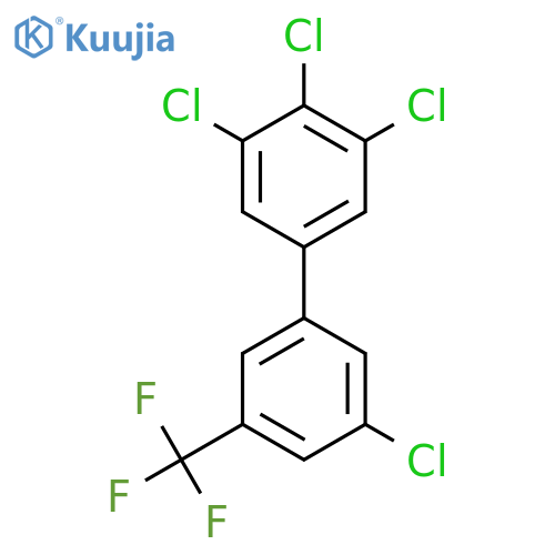 3,4,5,5'-Tetrachloro-3'-(trifluoromethyl)biphenyl structure