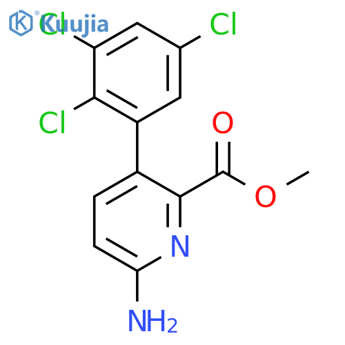 Methyl 6-amino-3-(2,3,5-trichlorophenyl)picolinate structure