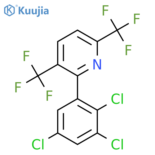 3,6-Bis(trifluoromethyl)-2-(2,3,5-trichlorophenyl)pyridine structure
