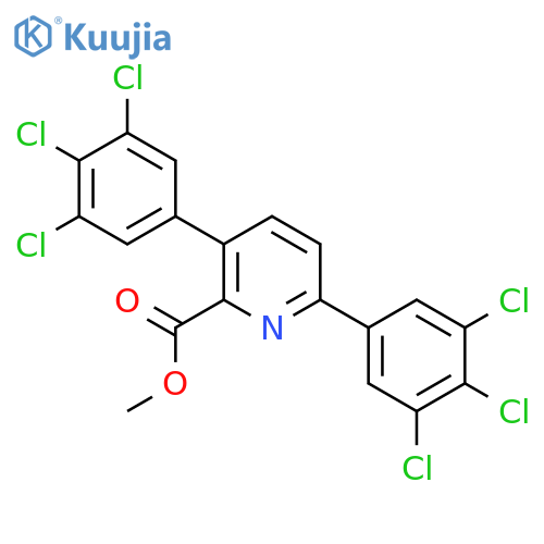 Methyl 3,6-bis(3,4,5-trichlorophenyl)picolinate structure
