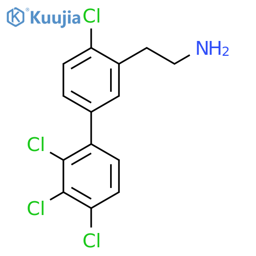 4,2',3',4'-Tetrachlorobiphenyl-3-ethylamine structure