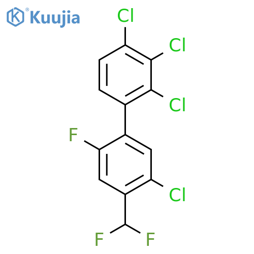 4'-(Difluoromethyl)-2'-fluoro-2,3,4,5'-tetrachlorobiphenyl structure