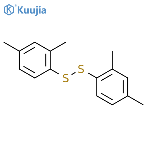 Bis(2,4-dimethylphenyl) Disulfide structure