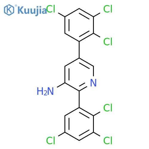 3-Amino-2,5-bis(2,3,5-trichlorophenyl)pyridine structure