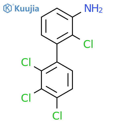 3-Amino-2,2',3',4'-tetrachlorobiphenyl structure