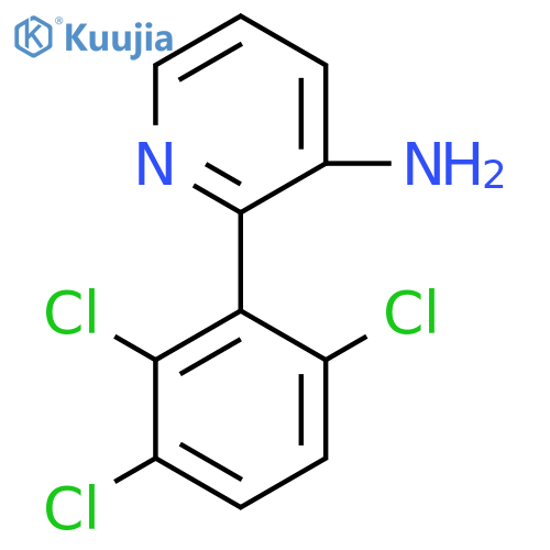 3-Amino-2-(2,3,6-trichlorophenyl)pyridine structure