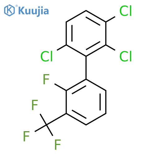 2'-Fluoro-2,3,6-trichloro-3'-(trifluoromethyl)biphenyl structure