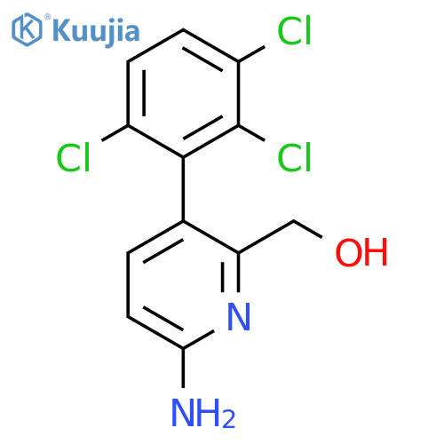 6-Amino-3-(2,3,6-trichlorophenyl)pyridine-2-methanol structure