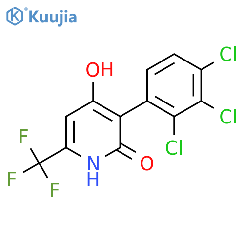 2,4-Dihydroxy-3-(2,3,4-trichlorophenyl)-6-(trifluoromethyl)pyridine structure