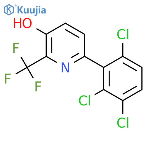 3-Hydroxy-6-(2,3,6-trichlorophenyl)-2-(trifluoromethyl)pyridine structure