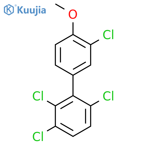 4'-Methoxy-2,3,6,3'-tetrachlorobiphenyl structure