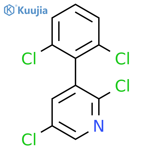 2,5-Dichloro-3-(2,6-dichlorophenyl)pyridine structure