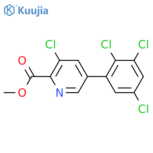 Methyl 3-chloro-5-(2,3,5-trichlorophenyl)picolinate structure