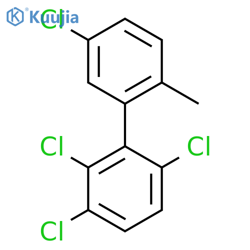 2'-Methyl-2,3,6,5'-tetrachlorobiphenyl structure