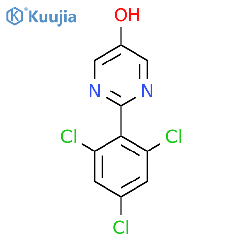 5-Hydroxy-2-(2,4,6-trichlorophenyl)pyrimidine structure